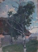 Etude with a birch Paul Raud